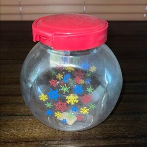 Snapware Multicolored Snowflake Large Treat Jar